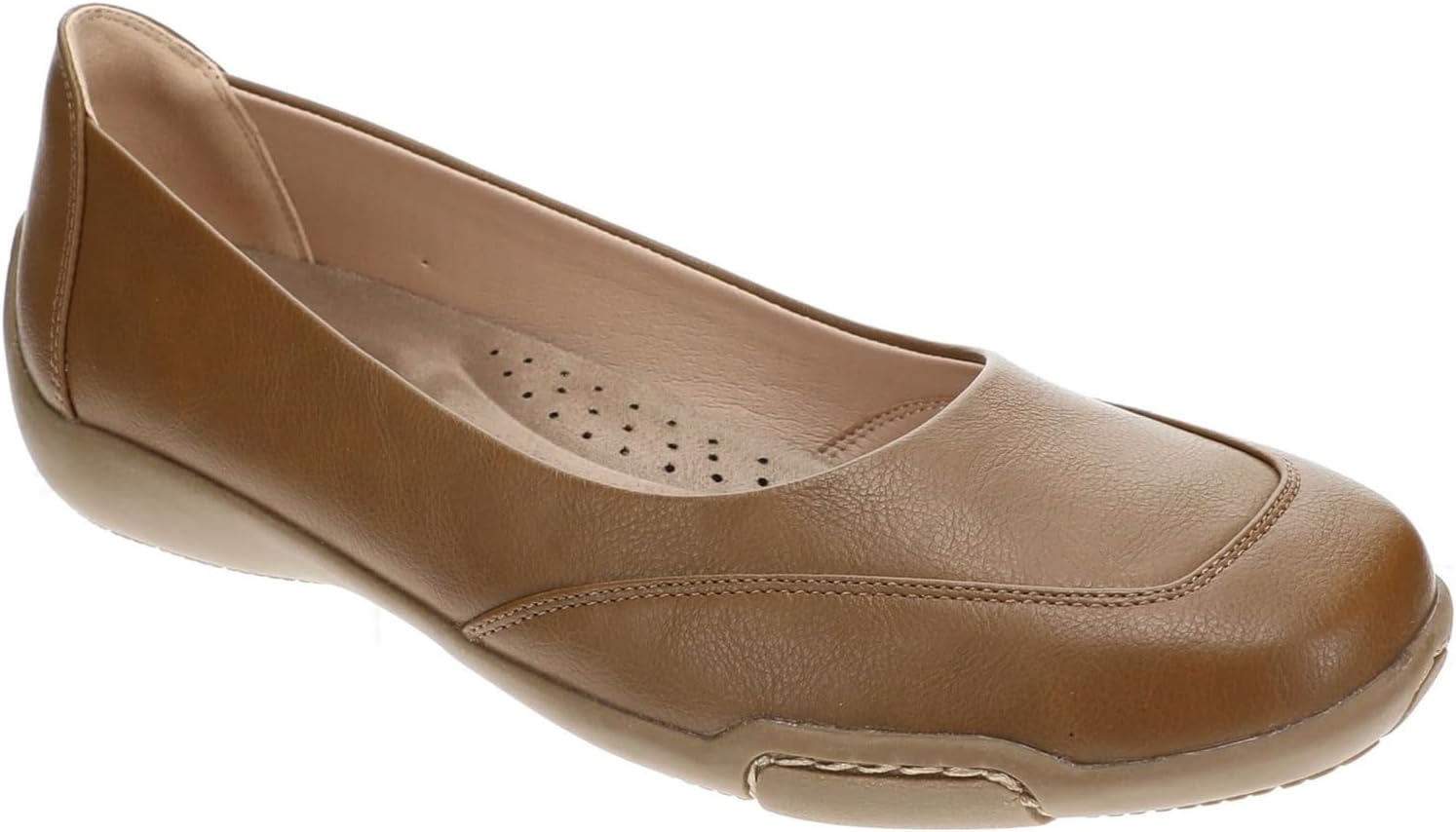 ARRAY Women's Cascade Two-Tone Comfort Flat with Rubber Sole