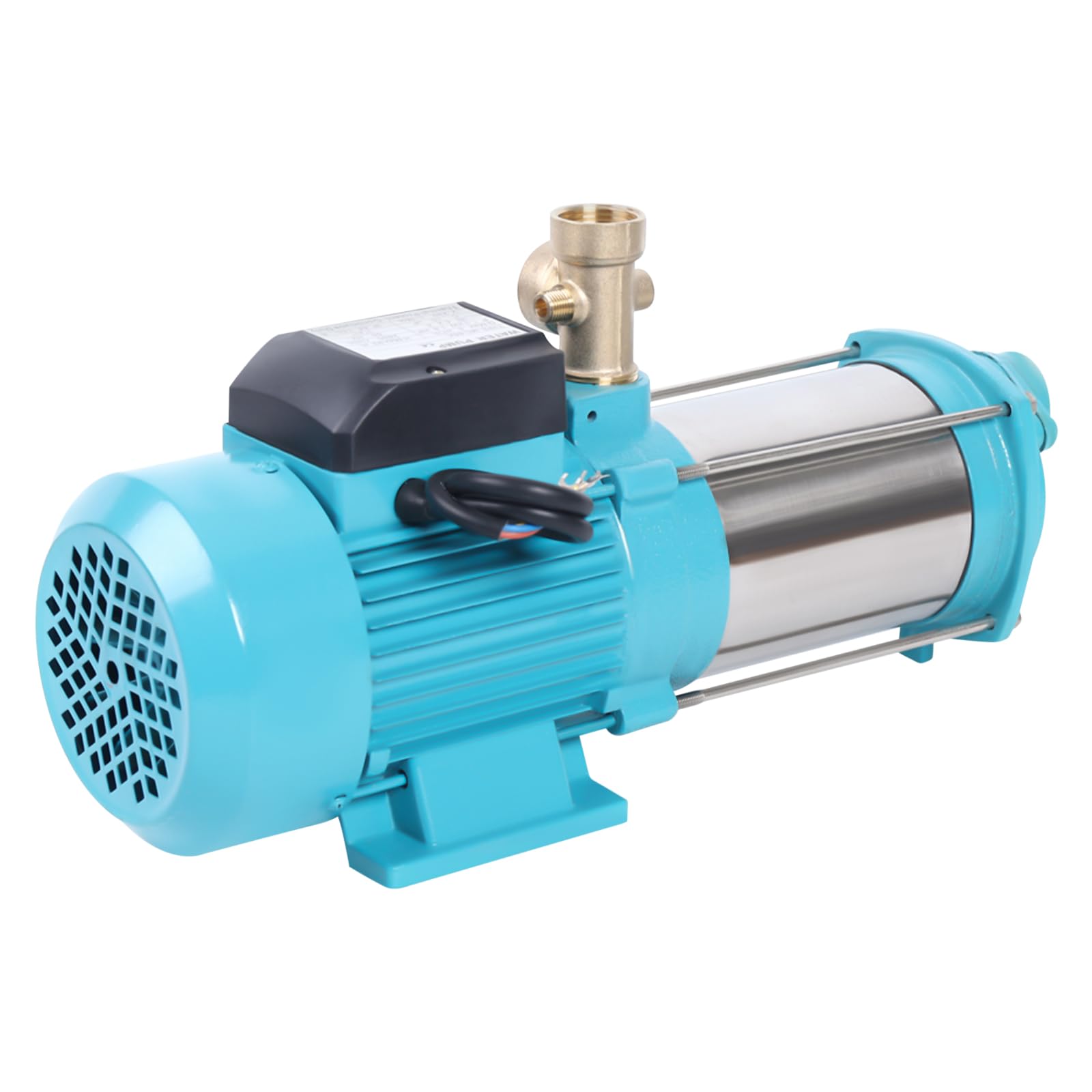 Pompa centrifuga da giardino, 1300 W, pompa centrifuga professionale, da giardino, 4000 l/h, 9,8 bar, con interruttore, pompa centrifuga professionale, classe di protezione IP44, per irrigazione di