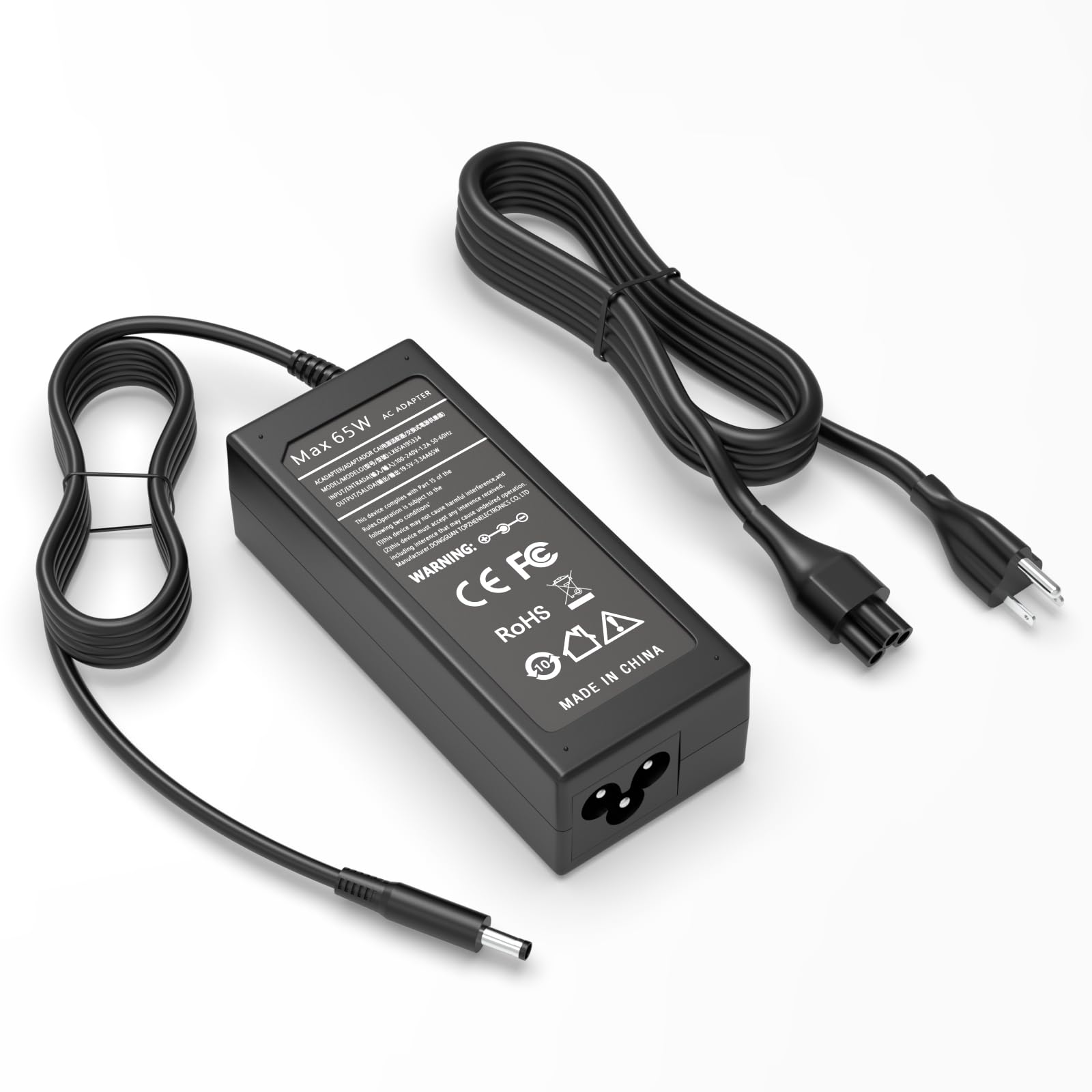 DECSZDY 65W Charger Compatible with Dell Inspiron 15 14 13 3511 3520 3525 3510 3583 3585 3521 3530 3535 3540 3501 5420 5425 5430 5435 3530 3520 3511 Latitude 13 14 15 3520 3510 3540 AC Adapter