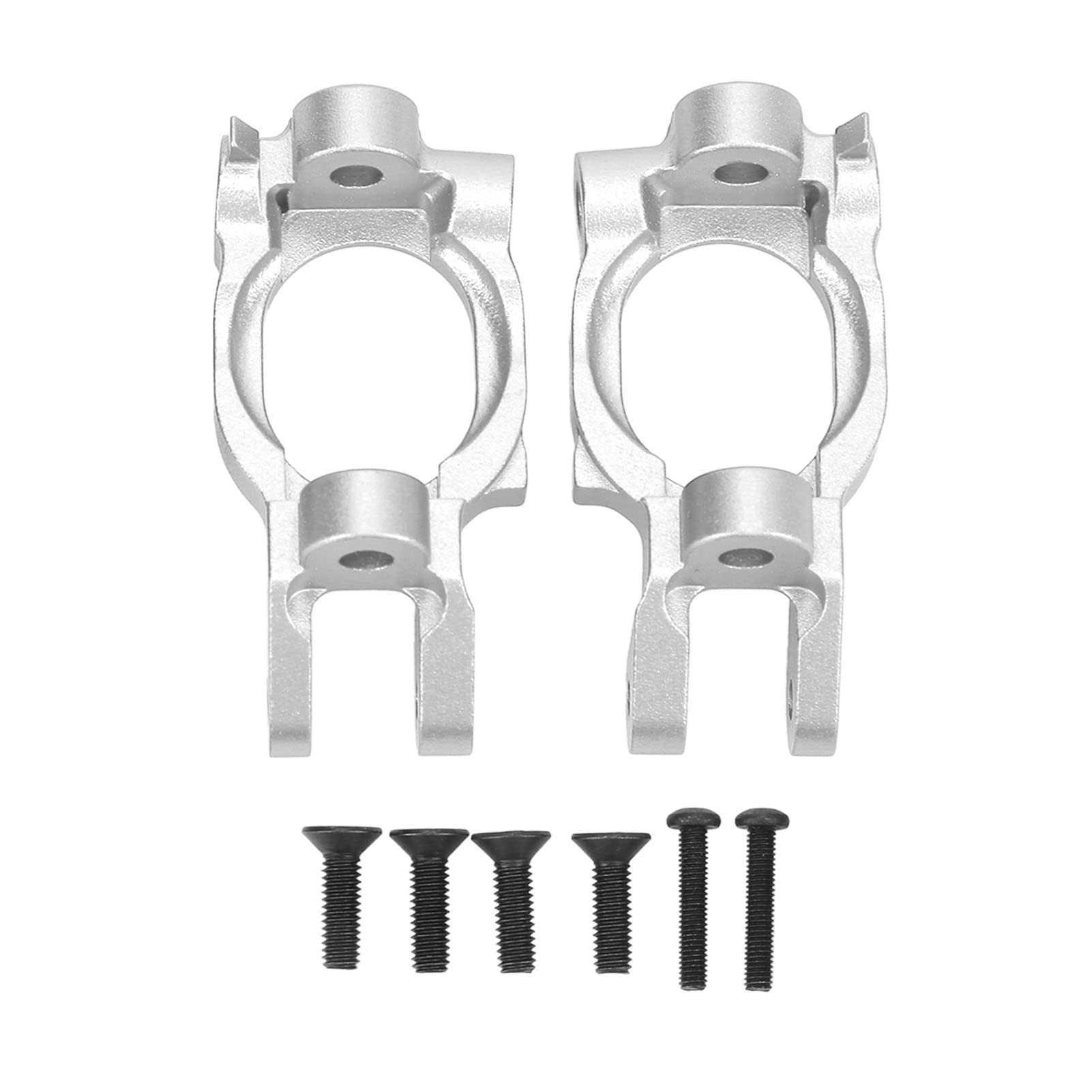 2Pcs Aluminium Alloy Caster Blocks C Hub for LOSI Hammer Rey Rock Rey 1/10 RC Car Replacement Parts(Money)