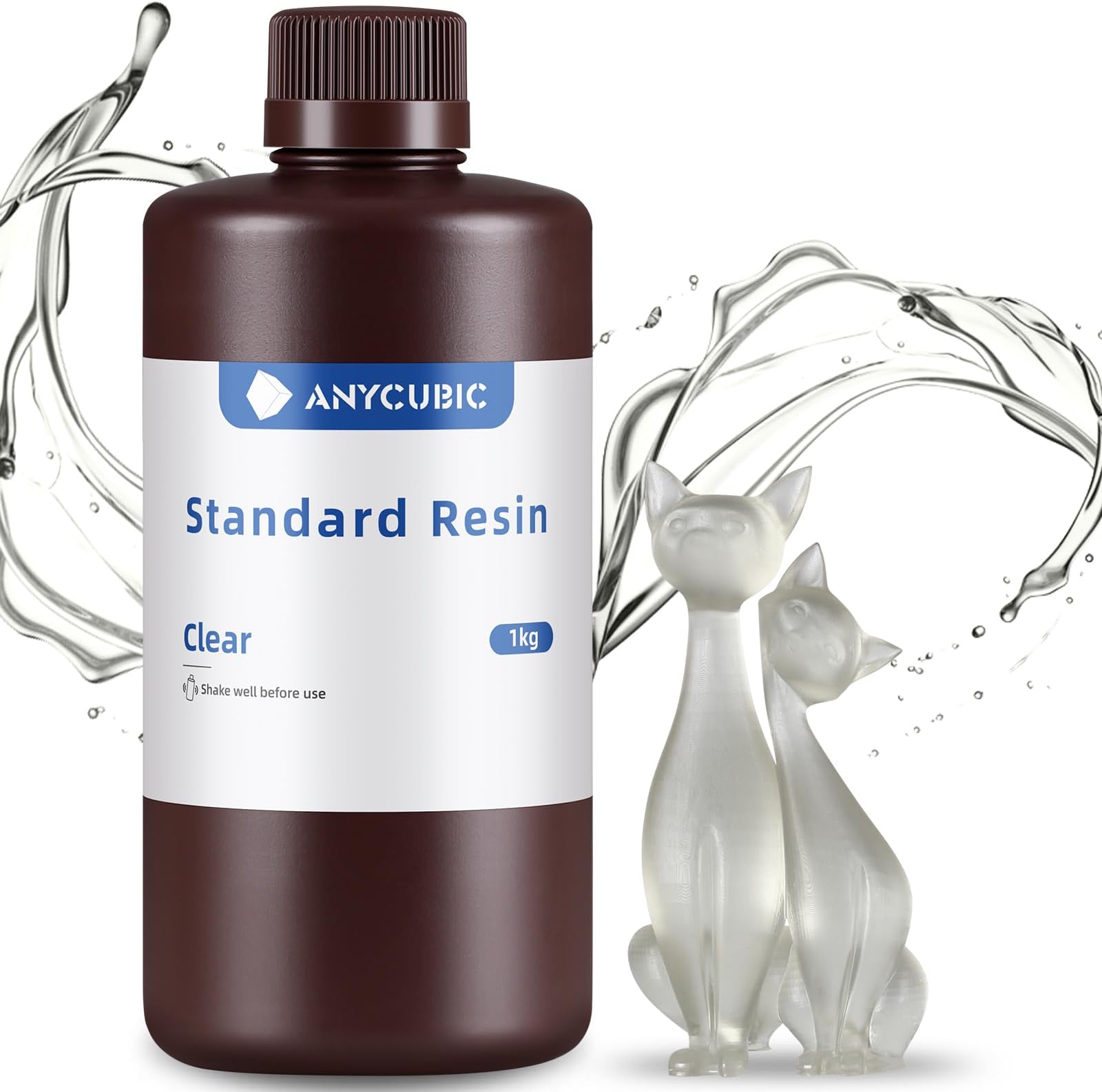 LCD UV 405nm Rapid Resin for 3D Printer-500ml/ 500g-Bottle Random POT067