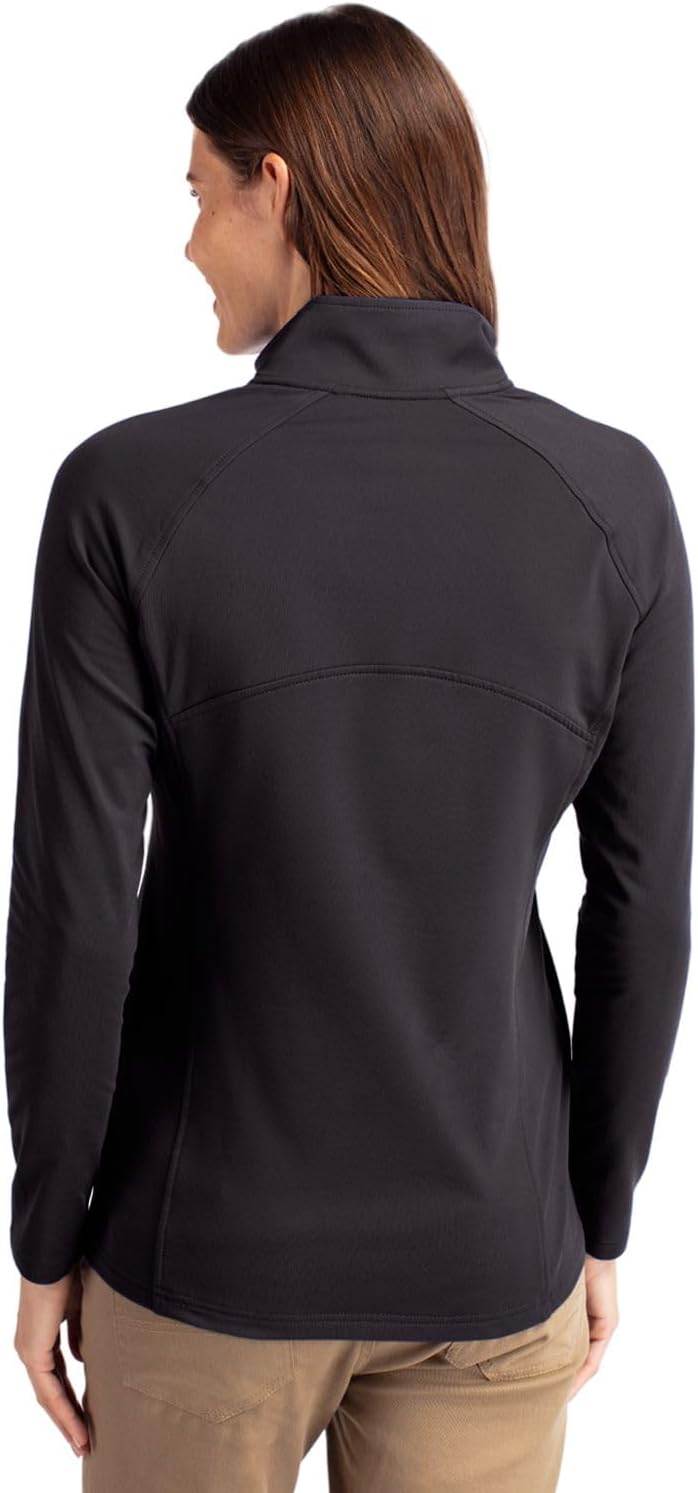 Cutter & Buck Adapt Eco Knit Stretch Recycled Womens Half Zip Pullover - Image 2