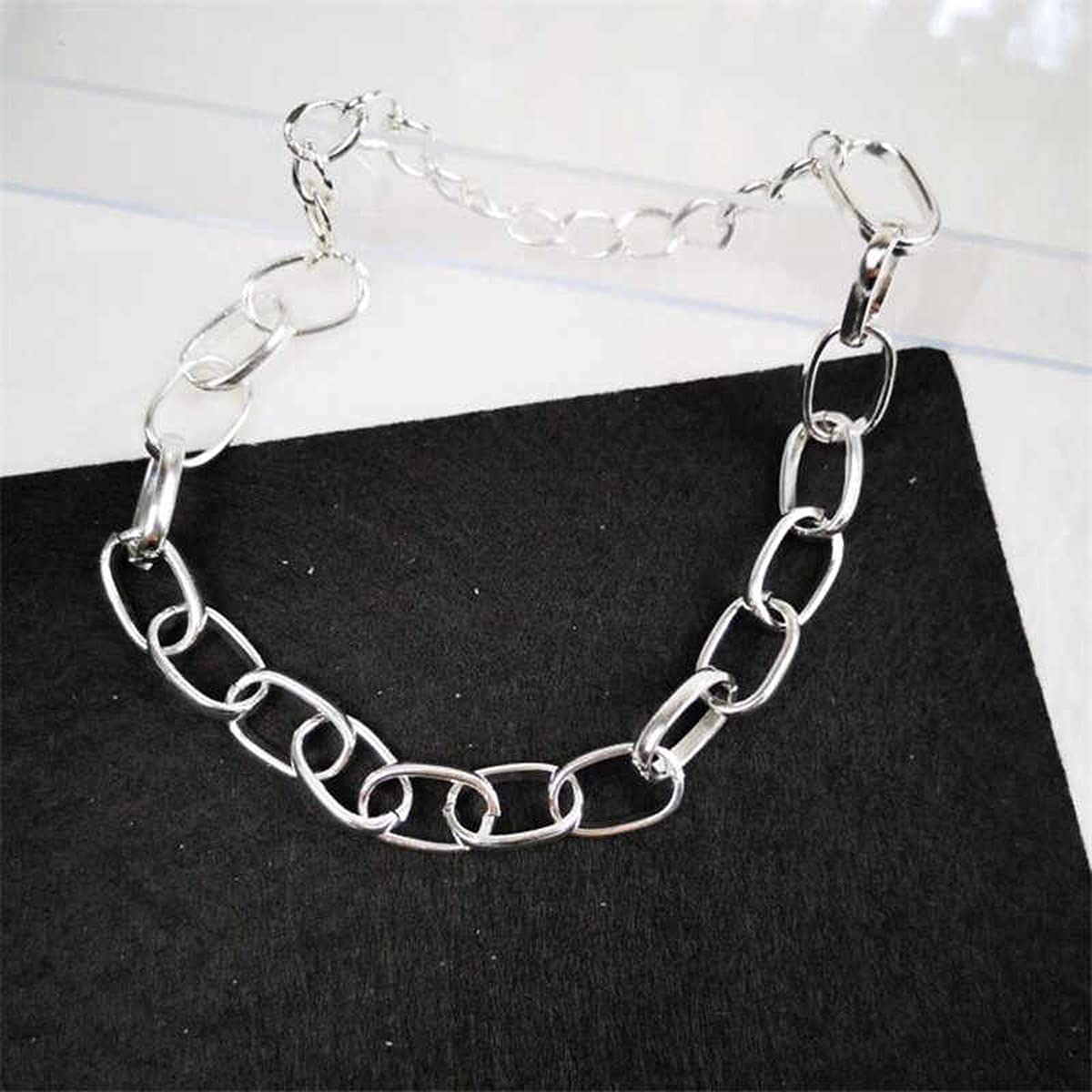 Gold & Silver Plated Layered Necklaces Combo Set