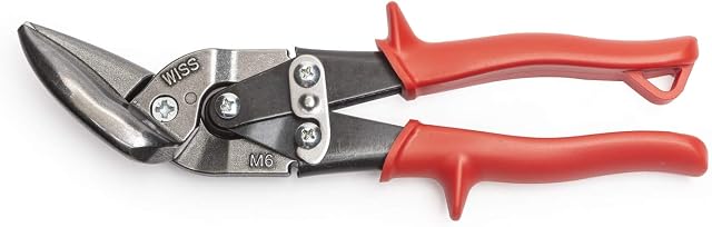 Wiss Fresas De Aviação Crescent 23 Cm Metalmaster Offset Corte Reto E Esquerdo - M6R Vermelho