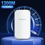 Outdoor WiFi Extender，WiFi Booster | AI Watchdog | Repeater&AP Mode｜IP65 Weatherproof | Up to 1200Mbps Dual Band WiFi Repeater
