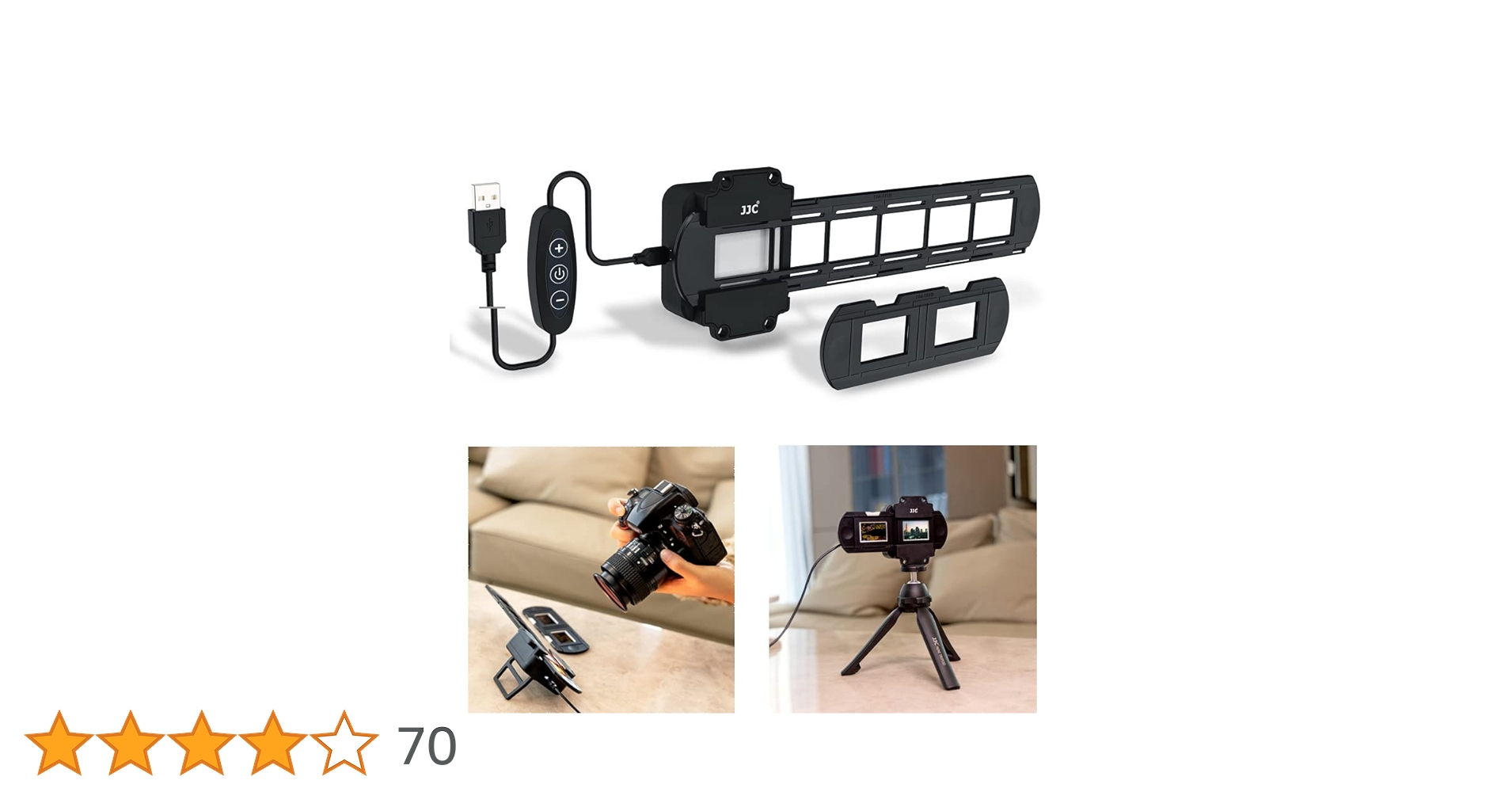 Amazon | JJC フォトスライド&フィルムデジタル化LEDライトキット 35mm