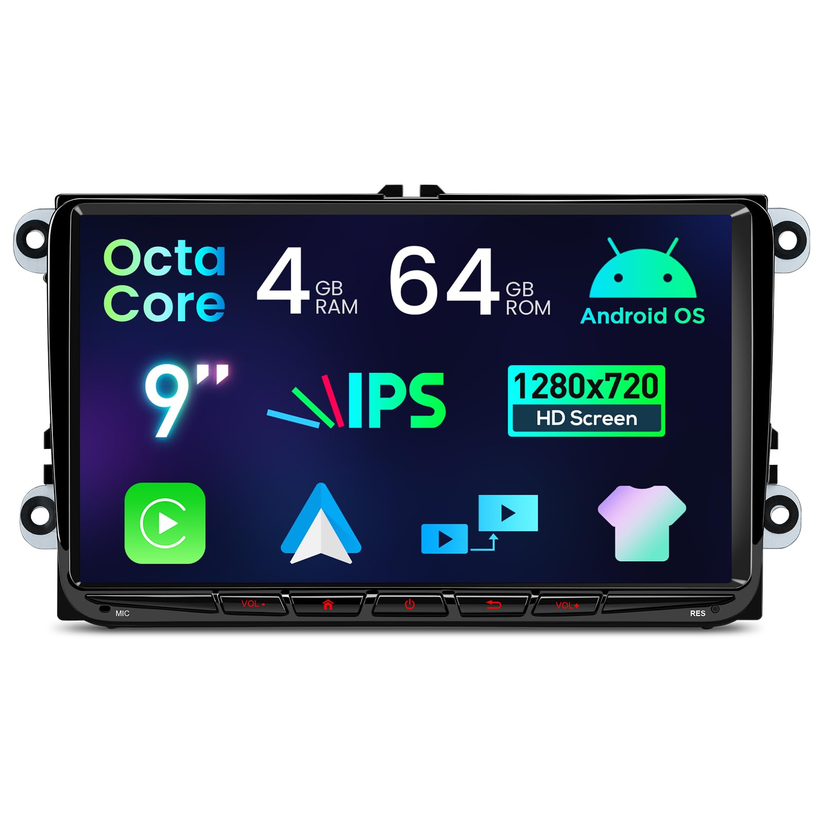 Amazon.com: XTRONS Android 14 Car Stereo for Volkswagen Skoda SEAT