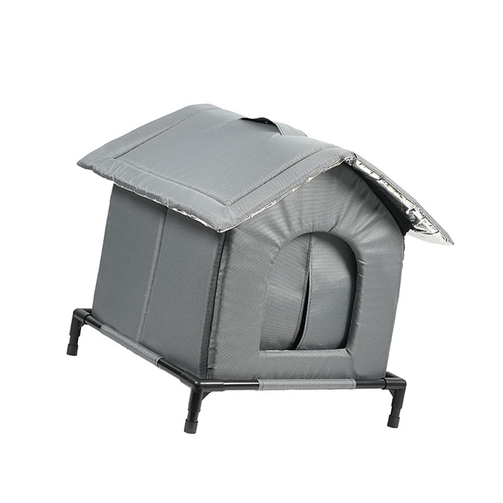 Sharplace Niche D'extérieur Pour Chat, Maison Chat Exterieur Impermeable, Niche Pour Chat Exterieur, Niche Surélevée Et Chaude, Abri Résistant Aux Intempéries Pour Domestiques Errants, Grange, S