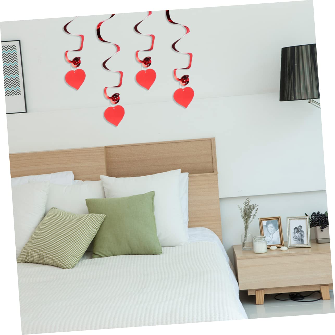 Cabilock 3 Sätze Teiliges Valentinstag Herz Dekorationsset Spiral Girlanden Für Romantische Feiern Hängende Herz Accessoires Für Wände Türen Und Decken Für Valentinstag Und Stück * 3