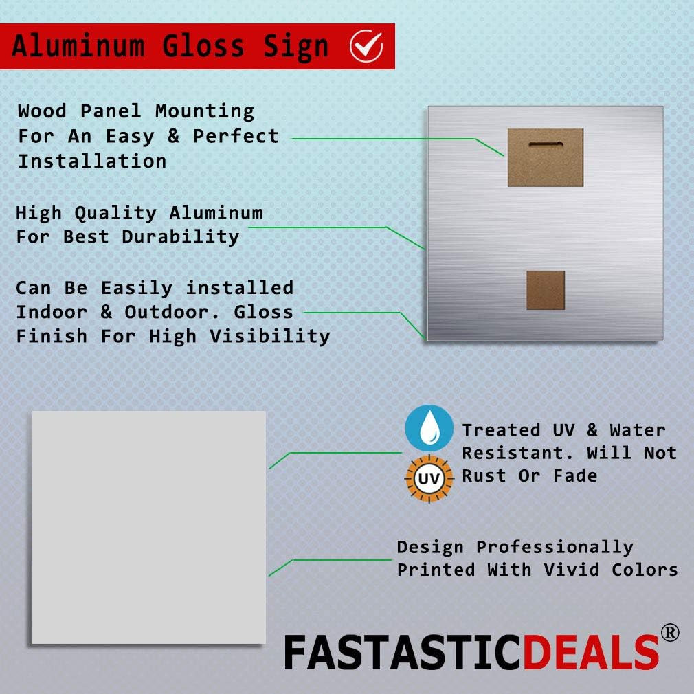Fastasticdeals Leave Room in The Garden for The Angels? Funny Relax Novelty Sign Light Grey Background