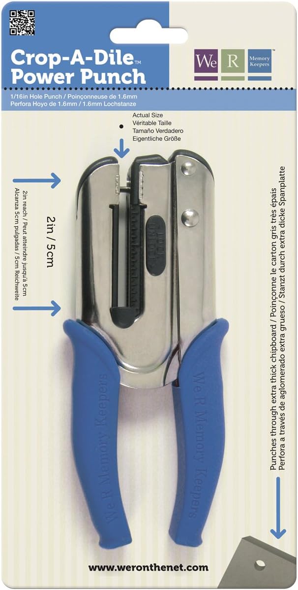 Crop-A-Dile 1/16-inch We R Memory Keepers Power Punch