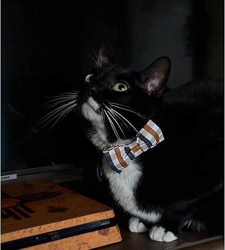 Miniatura 4 de Lionheart - Collar de lazo a cuadros, collar ajustable de Navidad para perros medianos