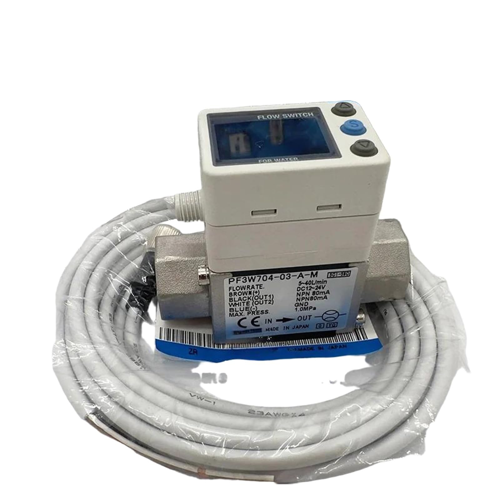 Interrupteur de débit PF3W704 évite la surchauffe machine par contrôle de flux