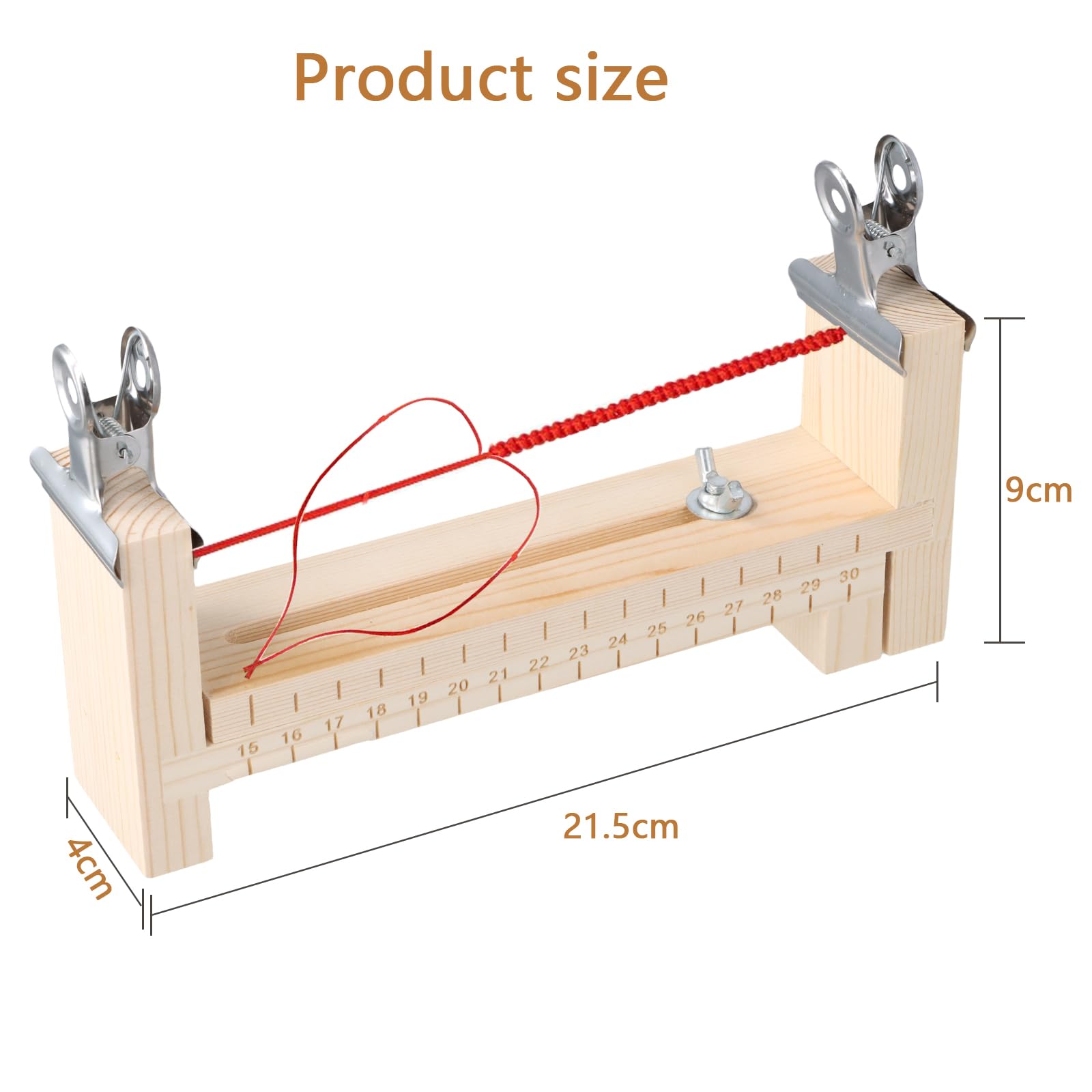 Gabarit Réglable Pour Fabrication De Bracelets Paracorde - Kit Avec 6 Cordes Et Clips - Longueur 23-36 Cm