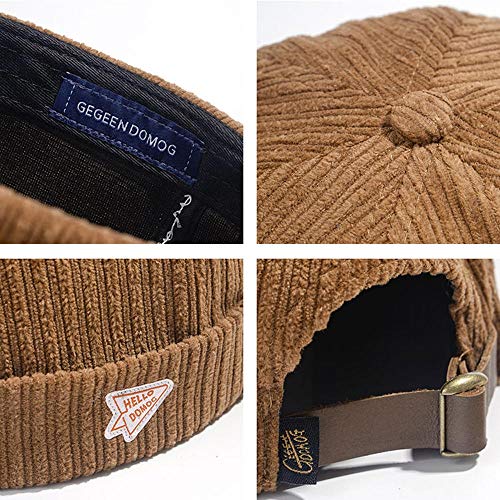 Image of jerague Beanie Hat for Men Women Brimless Cuffed Hat Skullcap Watch Cap Adjustable