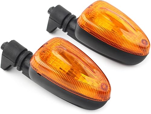 GZYF 1 par de lentes ámbar claro indicador de señal de giro para BMW F650GS R1200GS F800GS HP2 Enduro