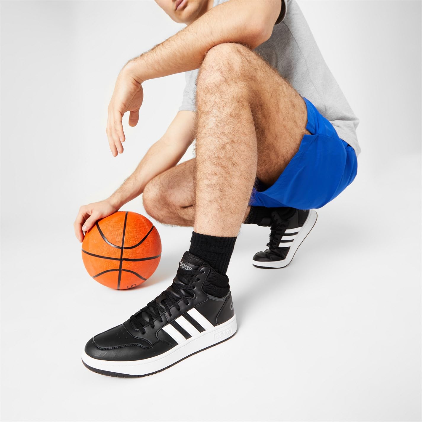 Adidas Herren Hoops 3.0 Mid Lifestyle Basketball Classic Vintage ShoesSchuhe