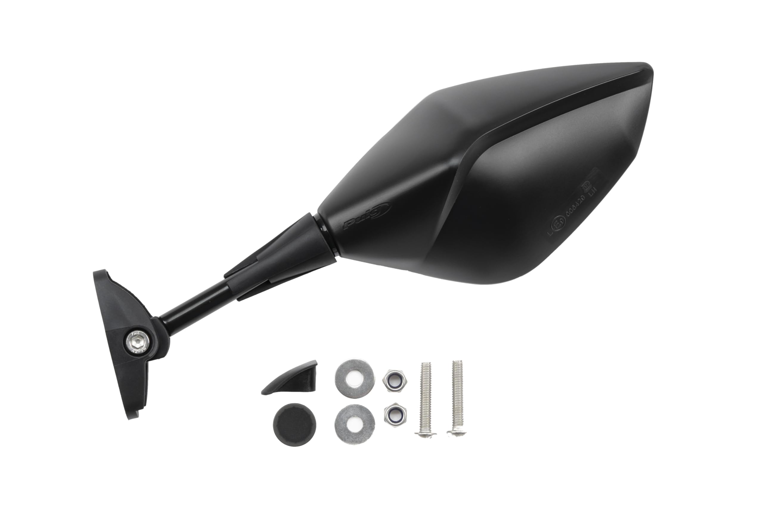 Puig Z3 Mirror Left - Fairing Fitment - Straight Arm | Black