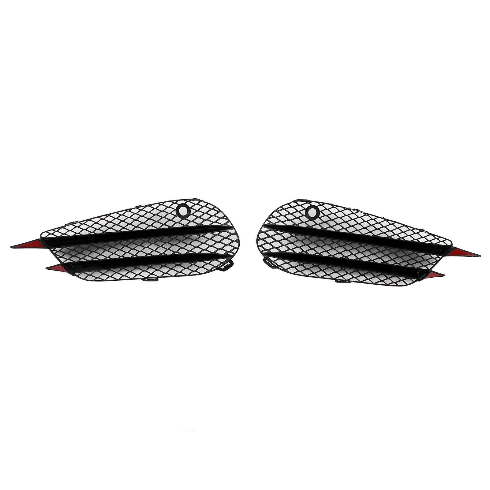 CHICIRIS Nebelscheinwerfergitter, Ersatz für Auto-Frontstoßstangengrill für C-Klasse W205 C205 AMG Line 2015 Bis 2018