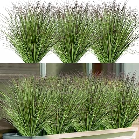 QIUKUN 16 PCS Artificial Plants and Shrubs Cover