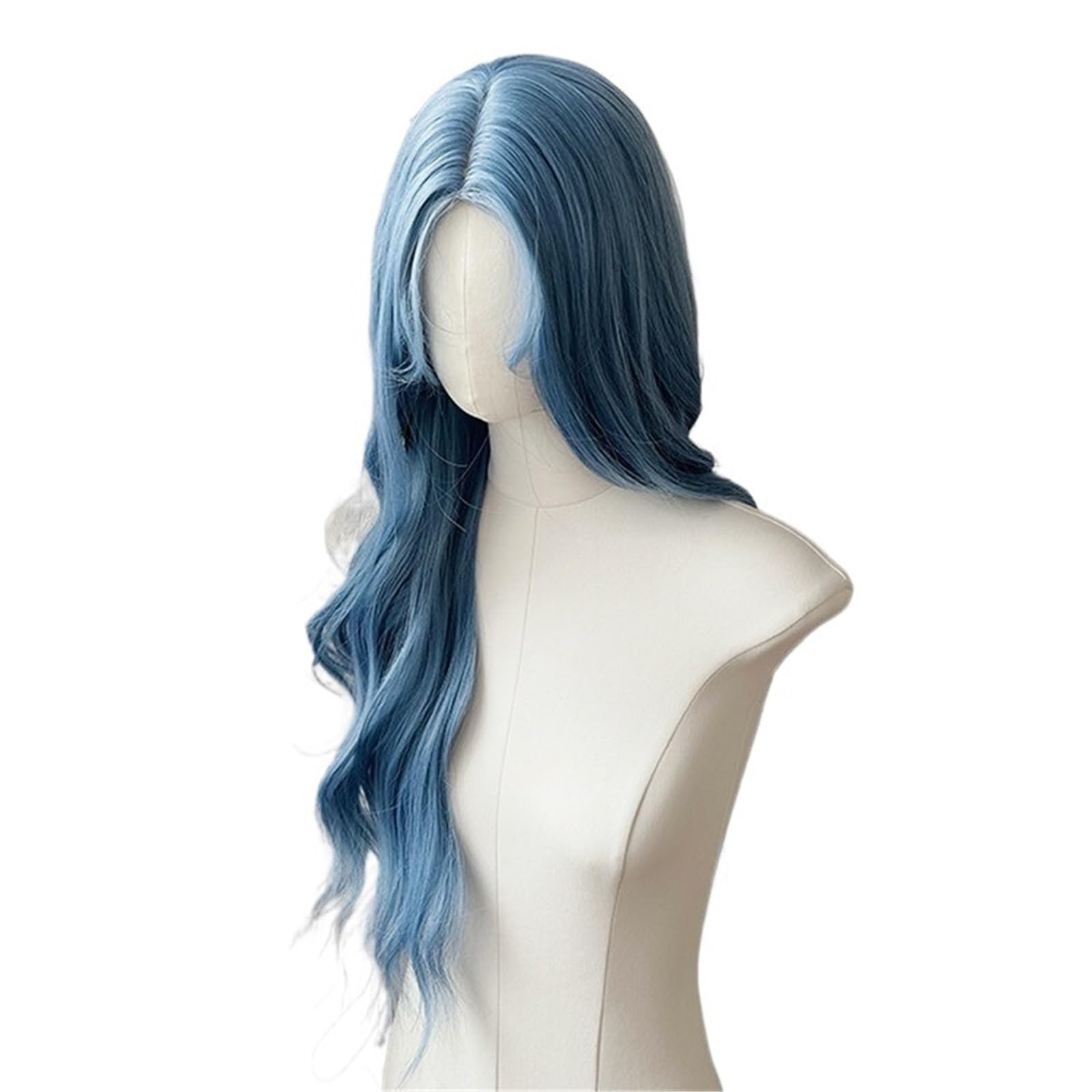 Libangrong-888 Women's One Color Wigs Wig, Full Head Cover, Big Wavy Curly Hair, Long, Eight Character Bangs, Styling Natural Wig
