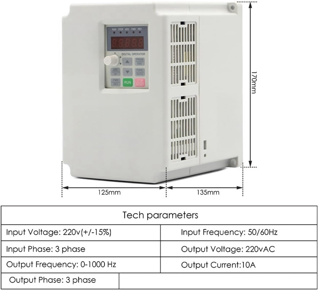 220v 2.2kw ER25 air Cooled Wood Spindle 4pcs Bearings Ceramic Ball Bearings 0.01mm & 2.2kw VFD/Inverter(220v)