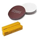 TPmax 2 Pcs 1-1/2 x 1-1/2 x 8 Inch Abrasive Cleaning Eraser Stick & 18 Pcs 10 Inch NO-Hole PSA Sanding Discs