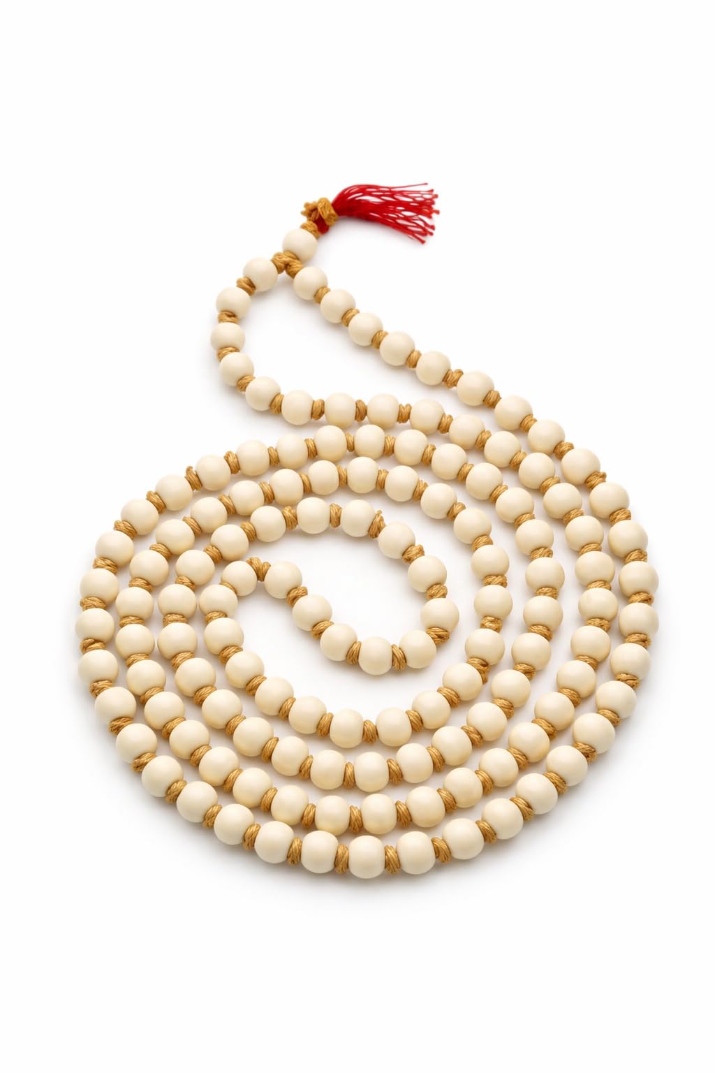 Original Tulsi Japa Mala from Vrindavan Dham | 108+1 Pure Tulsi Wood Beads (22 Inch/7MM Beads) for Meditation & Chanting | ISKCON Style Hindu Spiritual Rosary for Men & Women | Bhakti & Pooja Mala-image-47