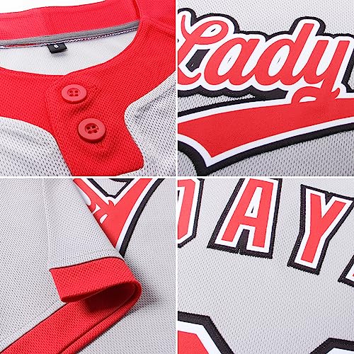 Camisetas Personalizadas para Béisbol y Softbol para Hombre, Uniformes Deportivos con Dos Botones, Modelo Pullover miniatura 4