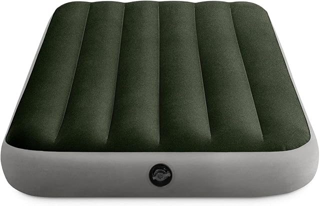 Intex Dura-Beam Série Padrão Prestige Cama Aérea Downy com Bomba de Bateria