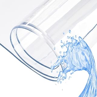 Kontorsstolsmatta, Stolsmatta för matta, Barnstolsmatta, Transparent PVC Bordsöverdrag, Torkbar Transparent Skrivbordsmatta Repsäker Skrivbordsskyddsdyna Transp