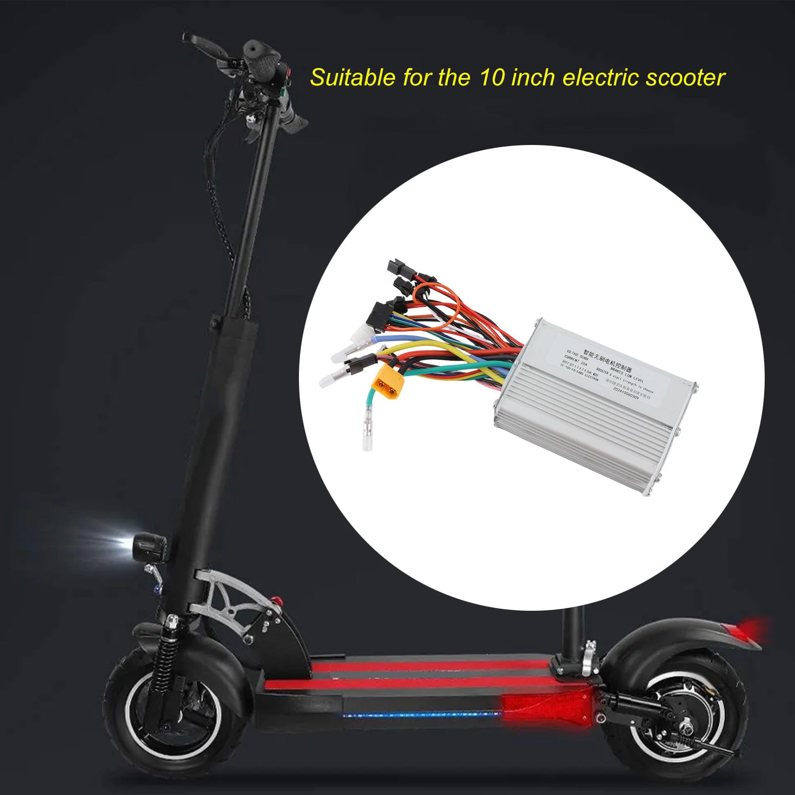 VBESTLIFE Controller Scooter Elettrico 48V 20A Controller Motore Brushless Intelligente, per Tipo M4 2 Ruote