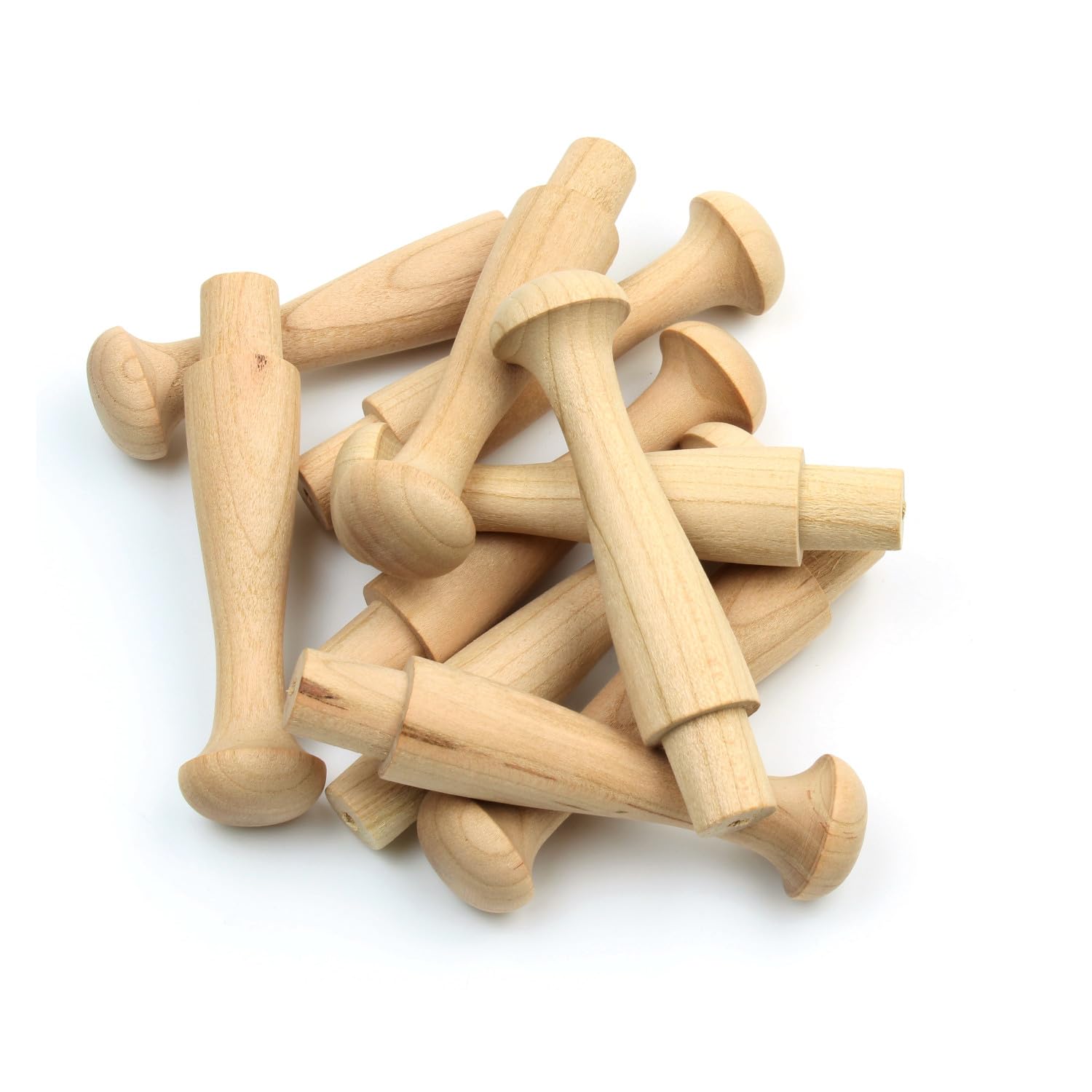 Oakcrafts Cherry Shaker Peg 3.5"/90Mm - Pack Of 10