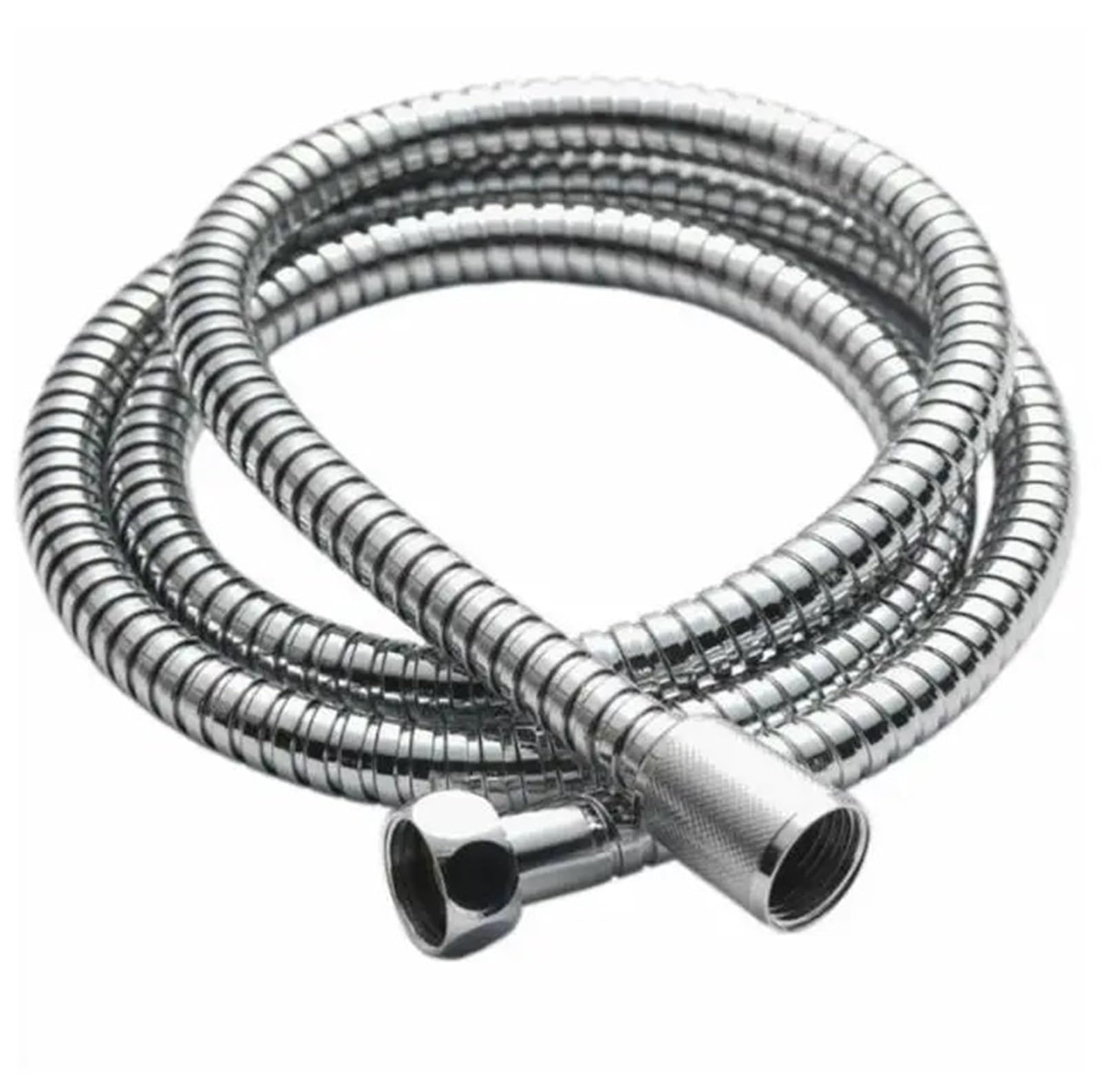Shower Head Adjustable 8 Mode Rainfall Large Flow Showerhead High Pressure Water Saving Mixer Bathroom Accessories Suitable for Showering(1.5m Sliver Hose)