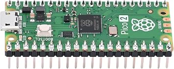 New for Raspberry Pi Pico 2 High-Performance RP2350 Microcontroller with Dual-Core Arm Cortex-M33 & RISC-V, 2MB Flash, 2MB SRAM, Secure Boot with Pico Expansion Board