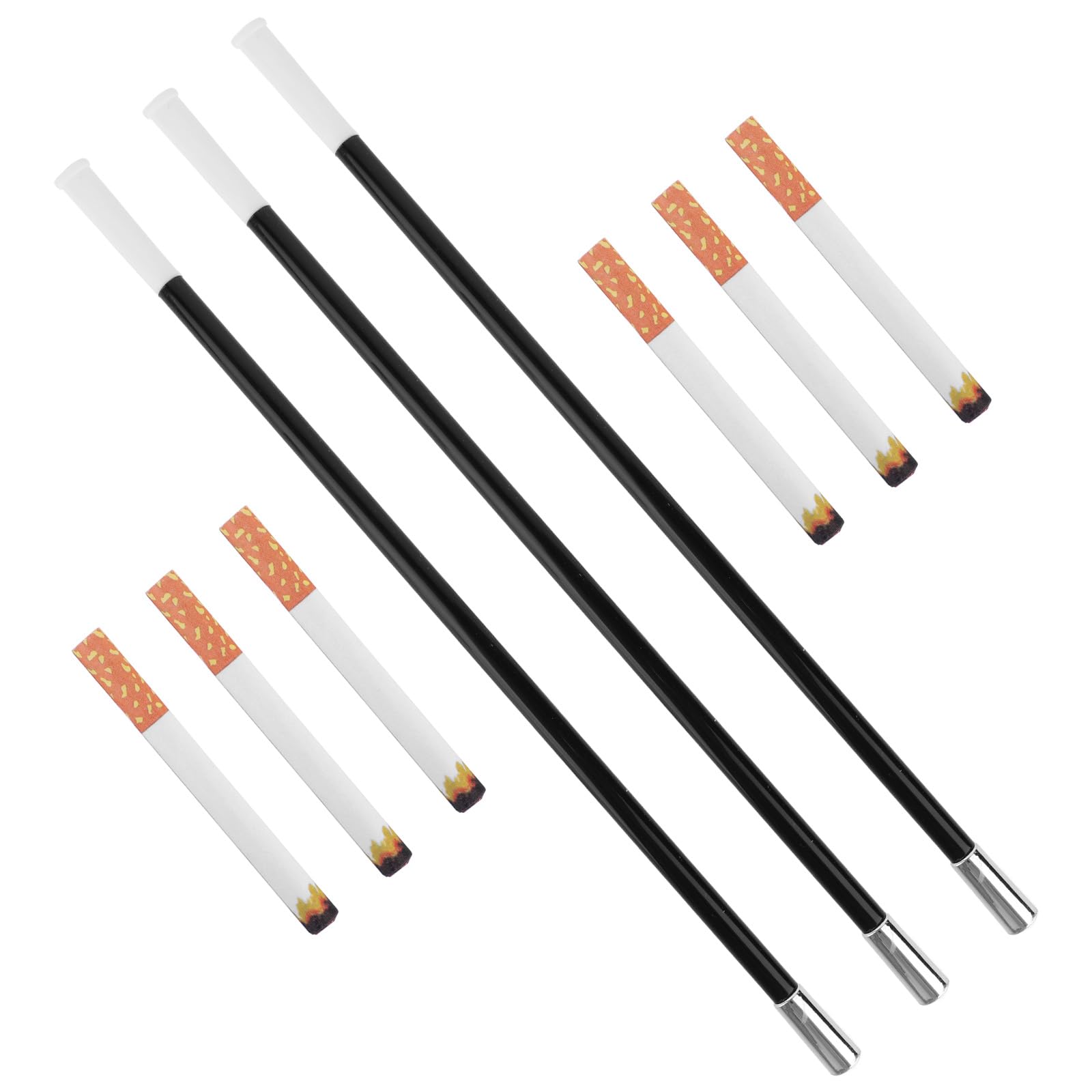 3 Long Cigarette Props & 6 Fake Cigarettes