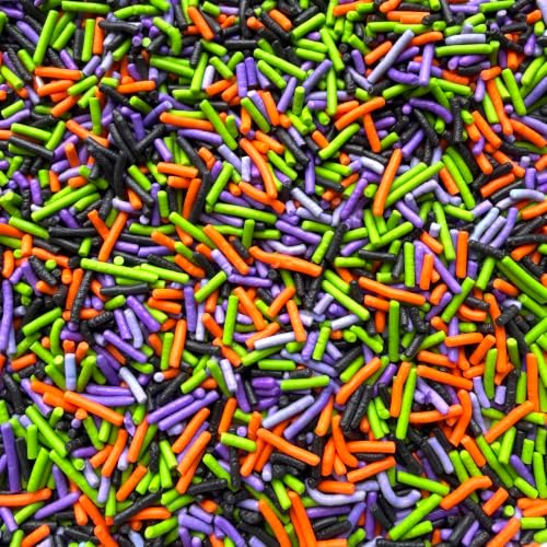 Image of Fancy Sprinkles Classic Halloween Crunchy Jimmies 1 Pack (0.5c)