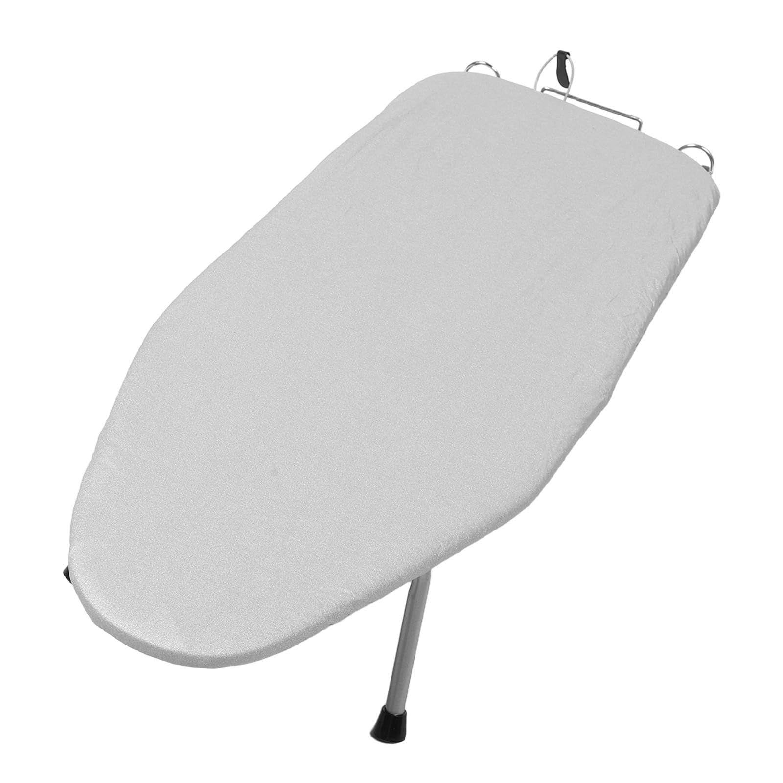 Tabla de Planchar de Sobremesa Plegable con Soporte, Plata