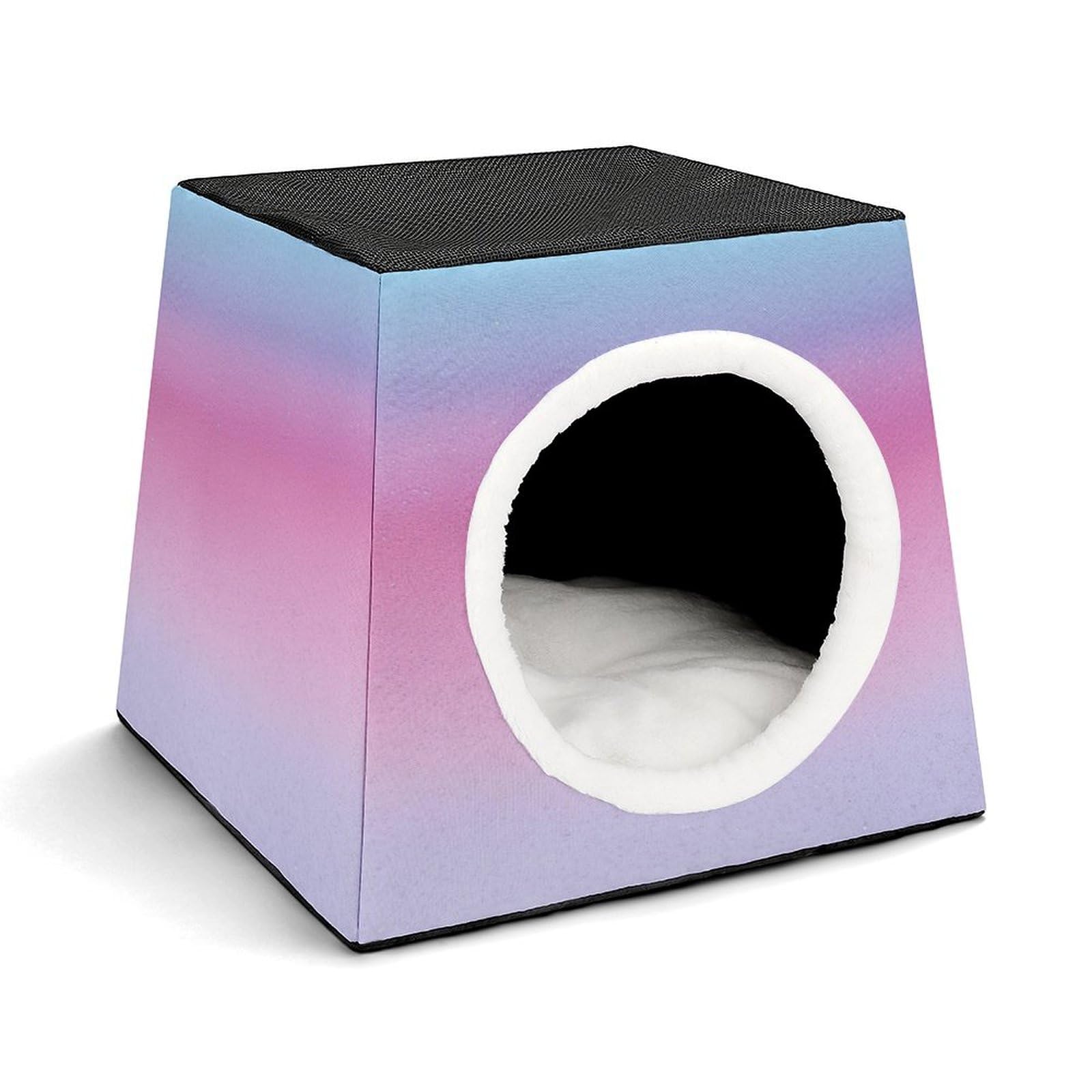 Nichoir pour animaux capsule d'espace maison chaude et douce chat intérieur et petit chien violet