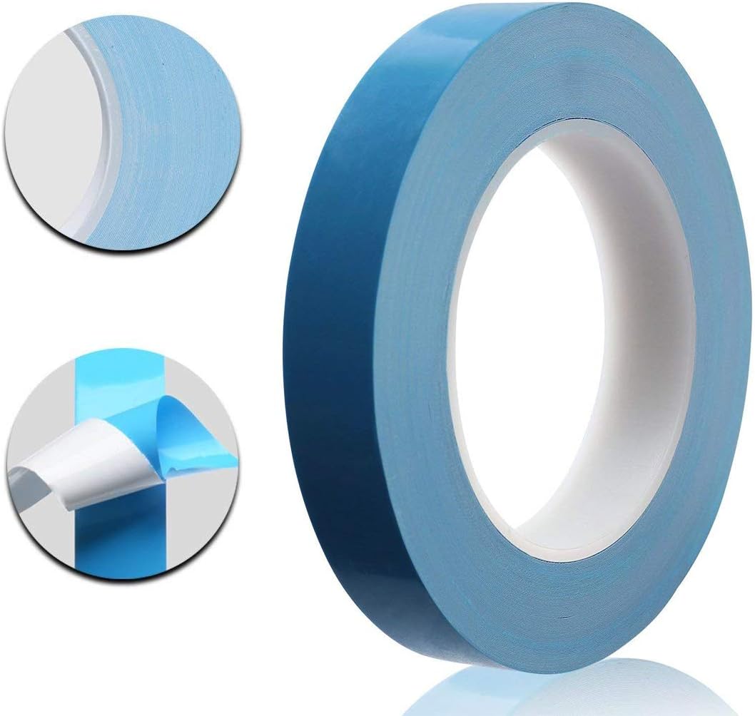 Lependor 15mm x 25m Thermal Conductive Tape Double-Sided Adhesive Cooling Tape for Heat Sink LED Strips, LED Tube, IC Chip-Set (0.59 in x 82 ft)
