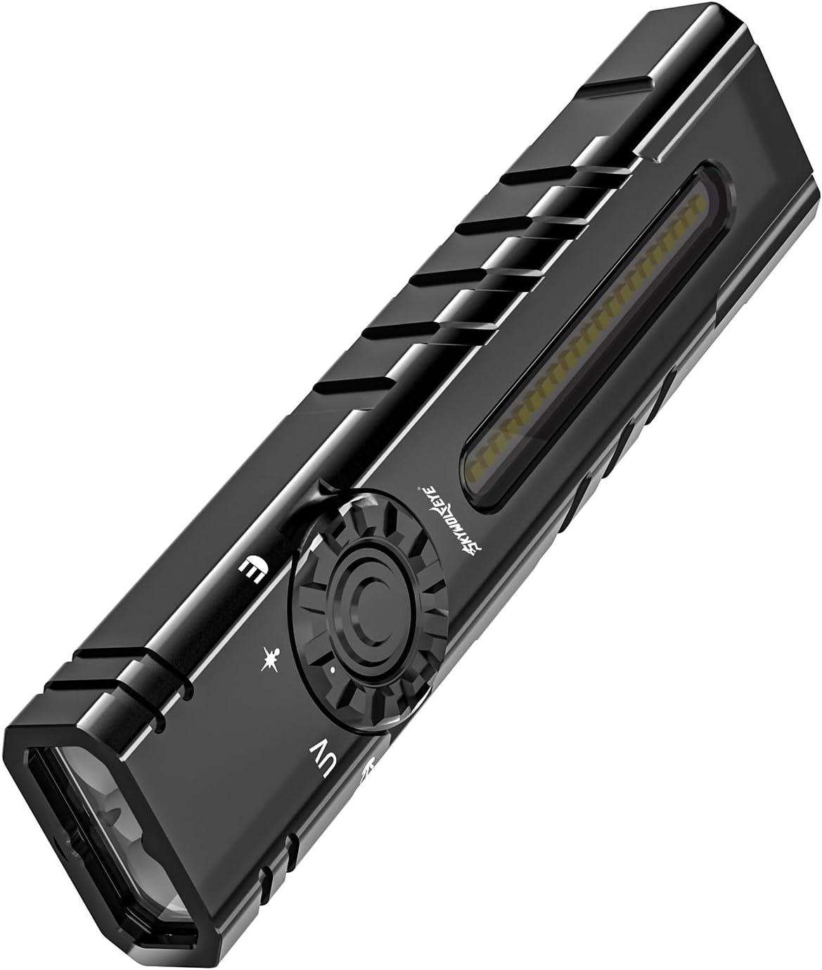 ST7 Rechargeable Flat EDC Flashlight,2000Lumen Pocket Flashlight