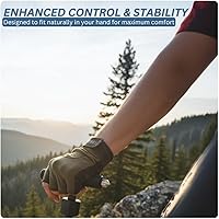 Vista 5 de SmartstickX Mango en forma de T para bastón de autodefensa, agarre mejorado, soporte mejorado para caminatas largas, ajuste duradero y cómodo