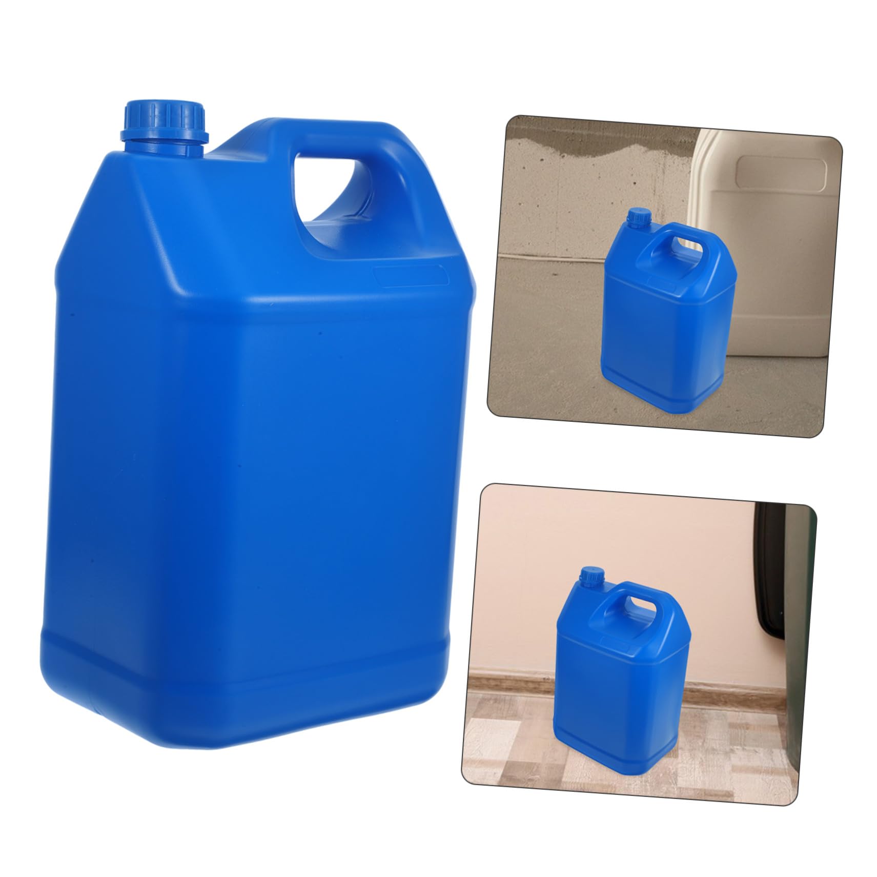 10l Hdpe Flüssigkeitsbehälter mit Deckel, Blau, Dicht Verschlossen | Chemikalienbehälter, Große Kapazität, Einfache Handhabung, Lichtgeschützt und Stabil
