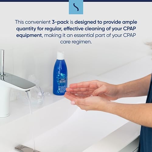 Miniatura 6 de Snugell Limpiador de jabón CPAP de 8.4 onzas, aroma cítrico fresco, solución de prelavado, jabón de limpieza de máscara y manguera, neutraliza el