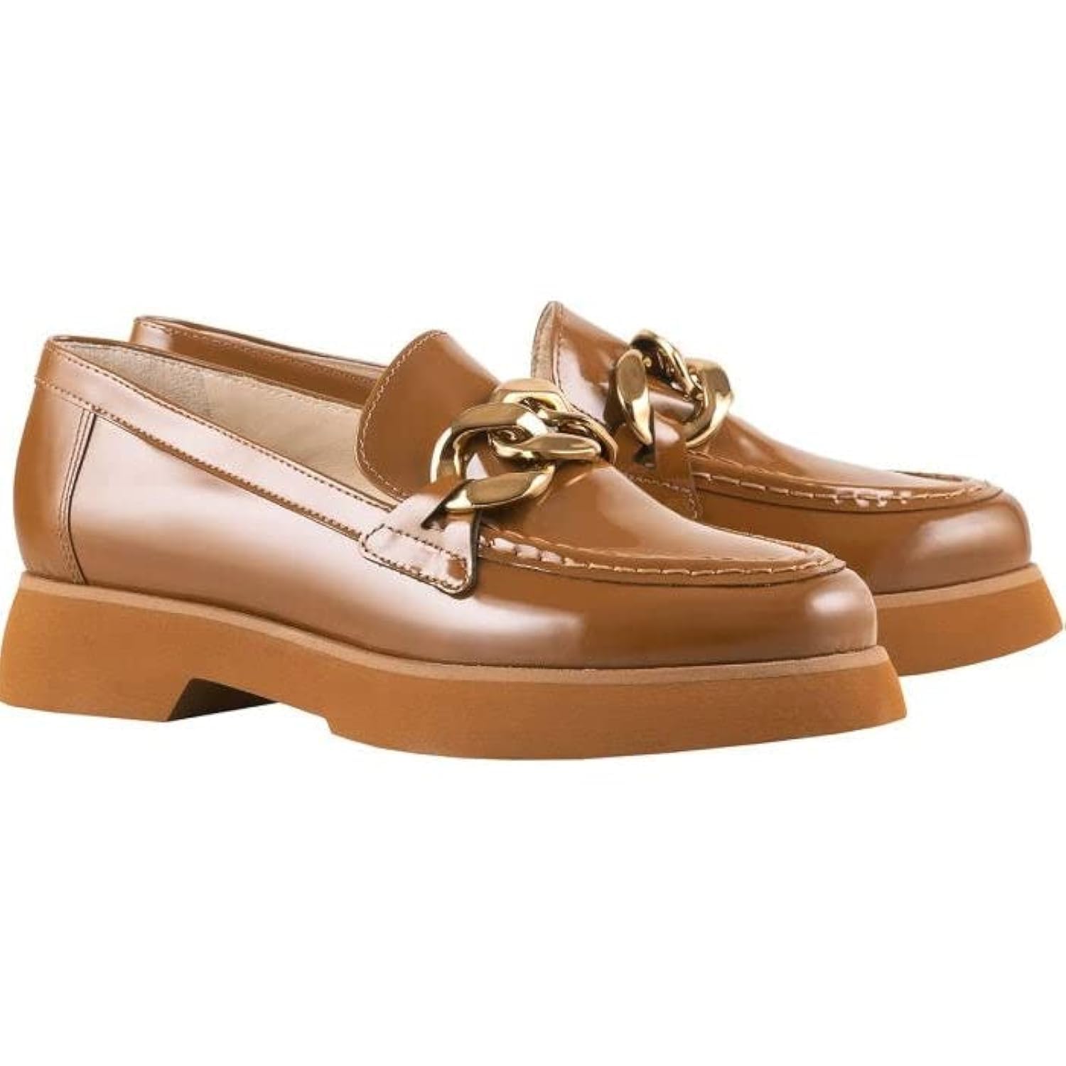 HÖGL Women's Stacy Penny Loafer, Brown, 35 EU X-Weit