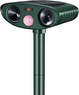 Katzenschreck Ultraschall, Solar Tiervertreiber Katzenabwehr Wasserdicht, Ultraschall Abwehrmittel mit Bewegungsmelder für...