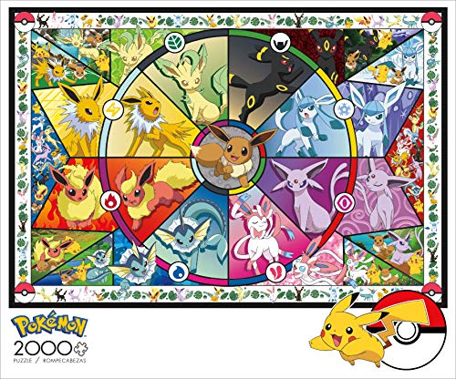 Pokemon - Pokemon - Eevee's Stained Glass - 2000 Piece Jigsaw Puzzle #TOP1