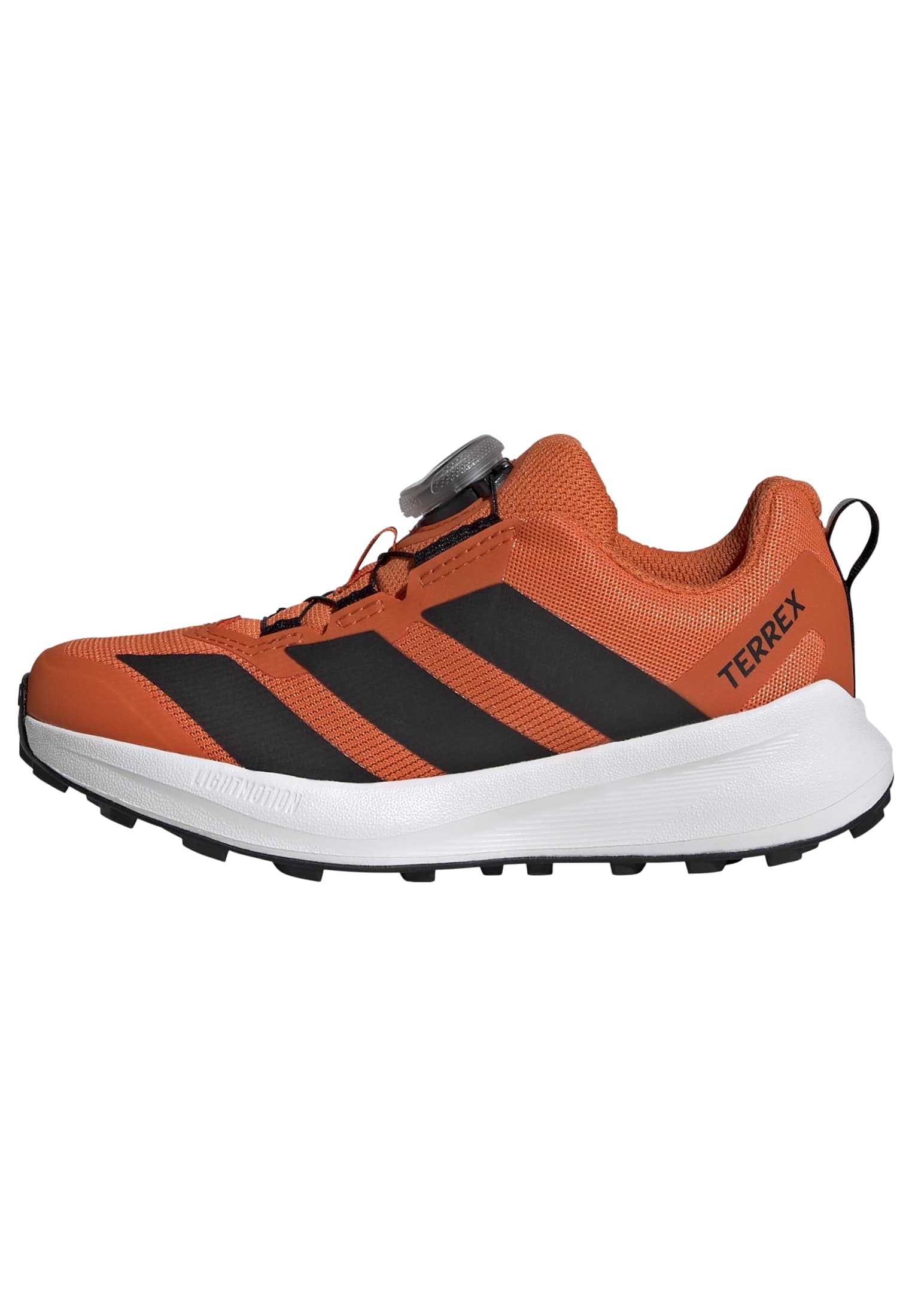 adidas Unisex Kids Terrex Agravic Boa Trail Running Kids Shoes, Semi Impact Orange/Core Black/FTWR White, 6.5 UK