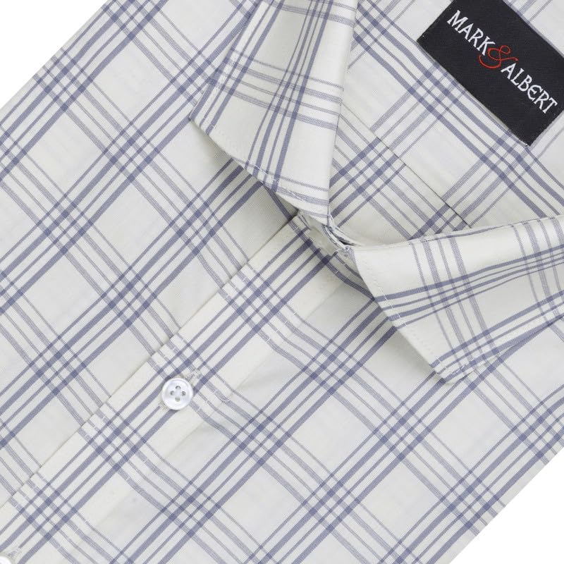 Image of Mark & Albert Men's Half Sleeves Regular Shirt