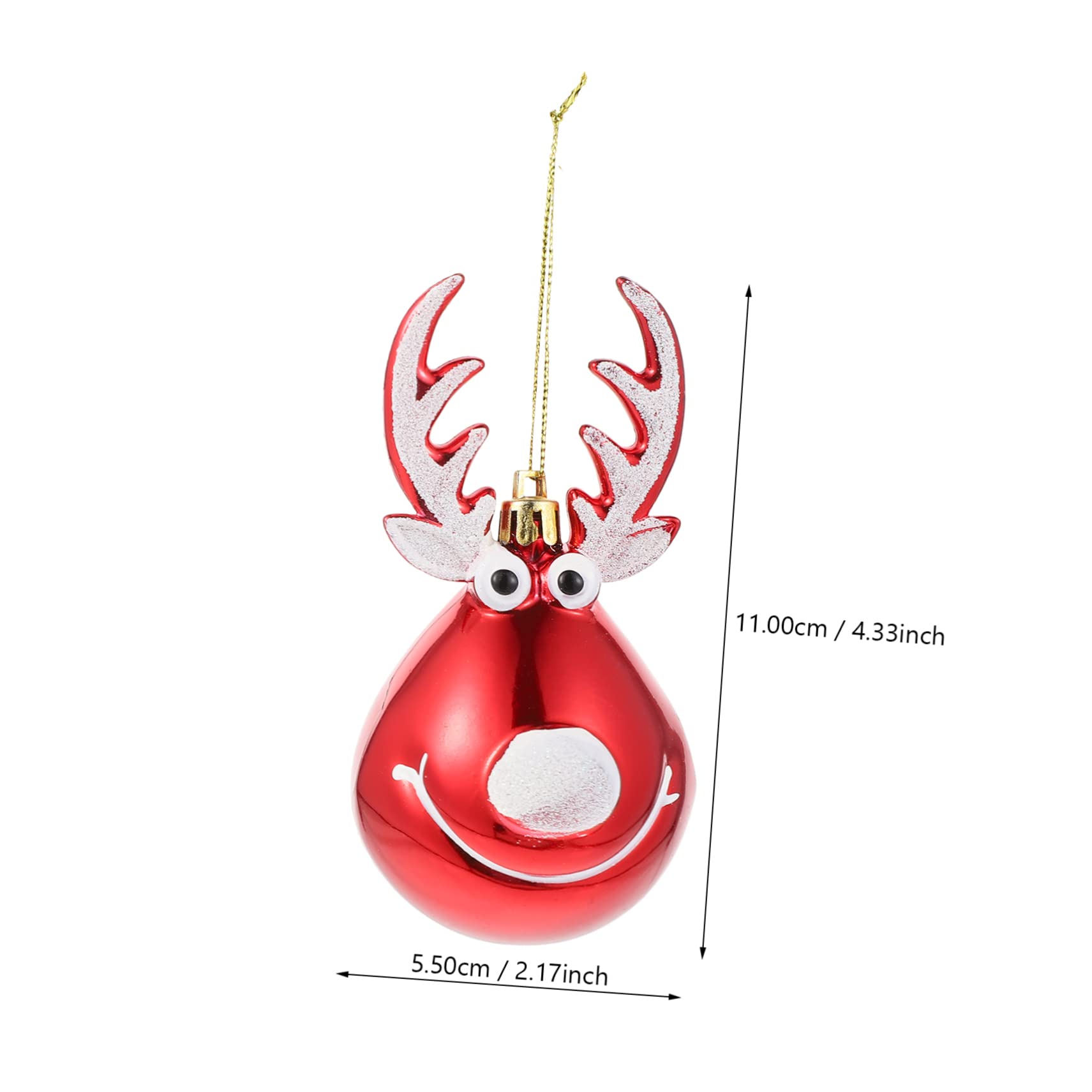 TOPBATHY 10stücke Süße Weihnachtsbaumhänger Mit -Design Dekorative Kugelanhänger Für Festliche Weihnachtsdekoration Und